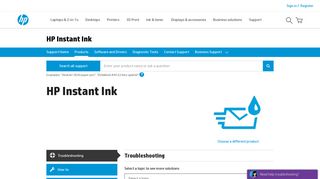 HP Instant Ink | HP® Customer Support