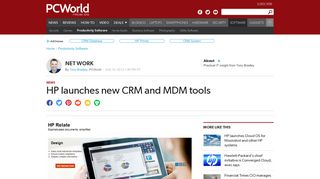 HP launches new CRM and MDM tools | PCWorld