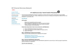 HP Channel Services Network - HP.com