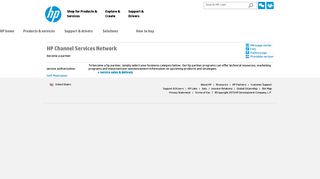HP Channel Services Network - HP.com
