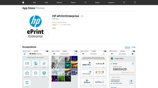 HP ePrint Enterprise on the App Store - iTunes - Apple