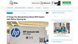 8 Things You Should Know About HP® Instant Ink® Before Signing ...