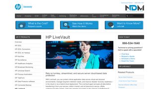 HP LiveVault | IT Products