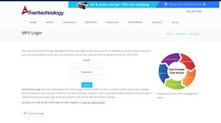 Clients Managed Print Services Portal Login | Ameritechnology