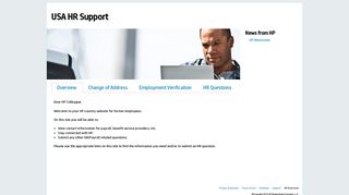 USA HR Support - HP.com