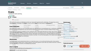 Exams | Certification and Learning - HPE Certification and Learning