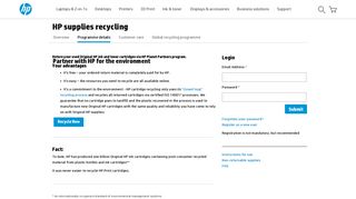 HP Planet Partners printing supplies return and recycling ... - HP.com