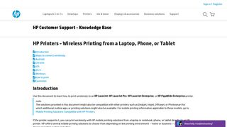 HP Printers - Wireless Printing from a Laptop, Phone, or Tablet | HP ...