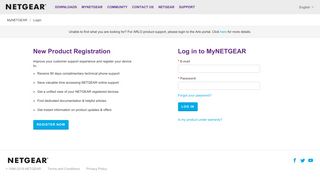 MyNETGEAR | Login