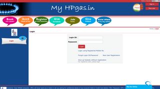 HP GAS Booking portal
