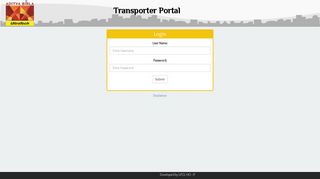 Transporter Portal - Login - eye2serve.com