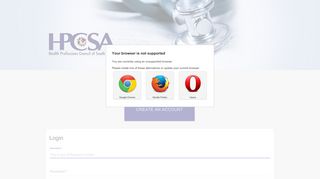 HPCSA Practitioner Portal