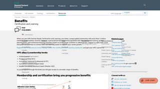 Benefits - HPE Certification and Learning
