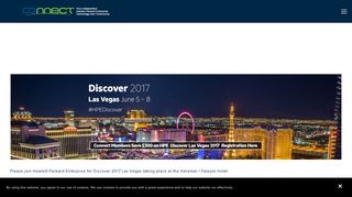 HPE Discover 2017 Las Vegas — Connect Worldwide