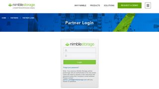 Partner Login | Nimble Storage