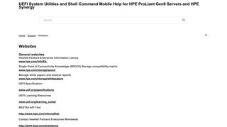 Websites - HP Enterprise Group