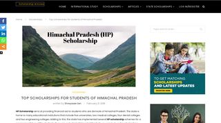 Top scholarships for students of Himachal Pradesh - Buddy4Study