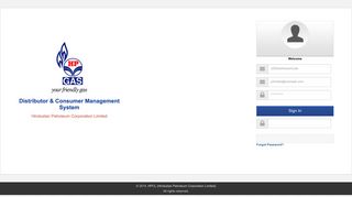 HPCL Logo - Distributor & Consumer Management System