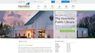 Henrietta Public Library | Home