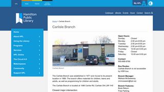 Carlisle Branch | HPL
