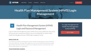 Health Plan Management System (HPMS) Login Management - Team ...