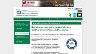 New Builder Licence Courses - Canadian Home Builders' Association ...