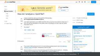 java - How do I analyze a .hprof file? - Stack Overflow