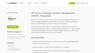 HP Service Manager Incident Management (HPSM) Integration ...