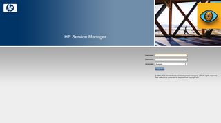 HP Service Manager: Login - Adexus