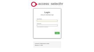 access SelectHR