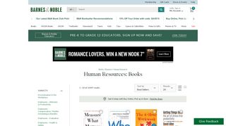 Human Resources, Business, Books | Barnes & Noble®