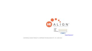 Login To HRAlign_ClearPack