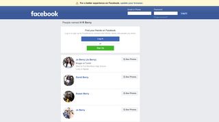 H R Berry Profiles | Facebook