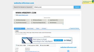 hrberry.com at Website Informer. :index:. Visit Hrberry.