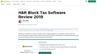 H&R Block Tax Software Review 2019 - NerdWallet