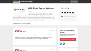 H&R Block Expats Reviews, written by real customers ...