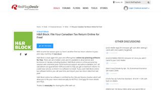 H&R Block: File Your Canadian Tax Return Online for Free ...