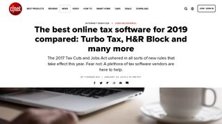 The best online tax software for 2019 compared: Turbo Tax, H&R ...