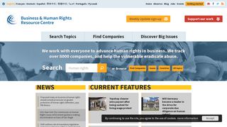Business & Human Rights Resource Centre: Homepage