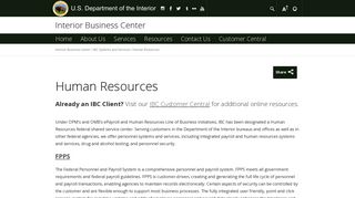 Human Resources | U.S. Department of the Interior - DOI.gov
