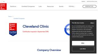 Cleveland Clinic - Great Place to Work Reviews
