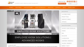 Employee Kiosk Solutions and Options to Consider - Advanced Kiosks
