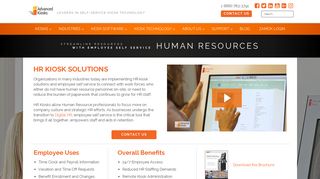 HR Self Service Tech | HR Kiosk Solutions for Employee Self Service