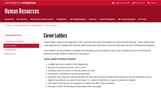 Career Ladders - University of Houston
