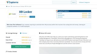HR Locker Reviews and Pricing - 2019 - Capterra
