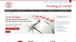 Career Navigator - Cornell University Division of Human Resources
