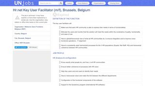 MSF Vacancy: Hr.net Key User Facilitator (m/f), Brussels, Belgium ...
