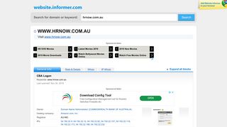 hrnow.com.au at Website Informer. CBA Logon. Visit Hrnow.