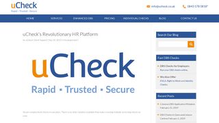 uChecks Revolutionary HR Platform - uCheck