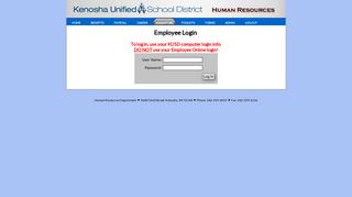 HR Portal - Login Page